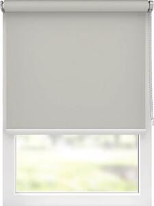 Rulou opac Soluna V50 colormatch uni gri deschis 40x190 cm cu accesorii asortate argintii, incl. suport cu cleme de prindere și profil inferior aluminiu