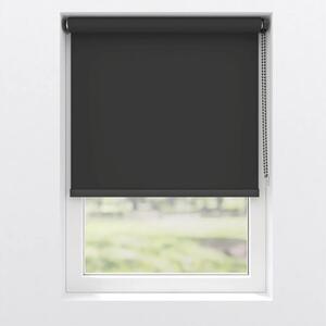 Rulou opac Soluna V53 colormatch uni negru 70x190 cm cu accesorii asortate, incl. suport cu cleme de prindere și profil inferior aluminiu