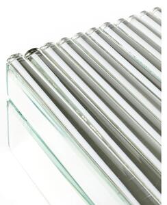 Cutie de bijuterii din sticla Elegant Silber 16x16 cm