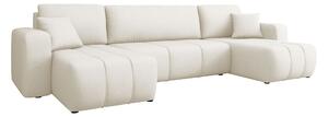 Colțar Comfivo Laurus II, Funcția de dormit, Spațiu de depozitare, 312x145x82cm, 124 kg, Picioare: Plastic