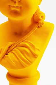 Figurina decorativa galbena Pop Duchess 11x27 cm