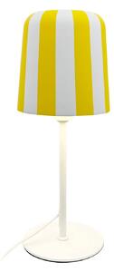 Lampă de masă Dyberg Larsen, Gry, Galben, Camera de zi, Metal, Design