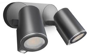 Lămpi de exterior STEINEL, Spot Duo SC, Negru, Metal, Modern