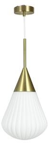 Lustră Pendul Dyberg Larsen, Ballon, reglabil, Alb, Camera de zi, Sticlă, Design