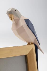 Tablou cu rama Origami Parrot 13x18cm