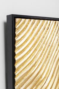 Decoratiune de perete Wave auriu (2/Set)