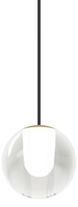 Wever & Ducré Lighting WEVER DUCRÉ Lampă suspendată LED Oplia 1.0, crem, 2.700 K, Transparent, Camera de zi / sufragerie, Sticlă, Modern