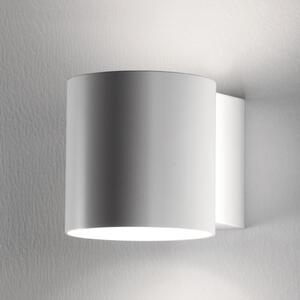 Martinelli Luce Tube aplică per, abajur metal 10cm, reglabil, Alb, Camera de zi / sufragerie, Metal, Design