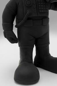 Figurina decorativa neagra Welcome Astronaut 17x27 cm