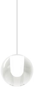 Wever & Ducré Lighting WEVER & DUCRÉ Lampă suspendată LED Oplia 1.0, alb mat 2.700 K, Transparent, Camera de zi / sufragerie, Sticlă, Modern