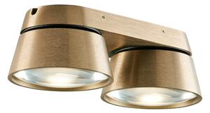 Plafoniere LIGHT-POINT, Vantage 2, reglabil, Auriu / Alamă, Camera de zi, Aluminiu, Design