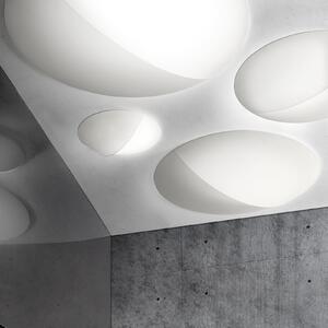 Axo Light Axolight Nelly plafonieră textilă albă 100 cm, reglabil, Alb, Camera de zi / sufragerie, Țesătură / Textil, Design, Perete rotund