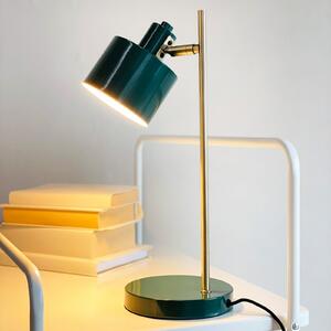 Dyberg Larsen Lampă de masă Ocean, verde închis, înălțime 43 cm, Verde, Camera de zi / sufragerie, Metal, Design