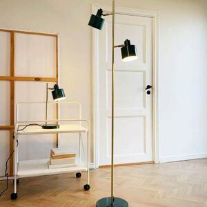 Dyberg Larsen Lampadar Ocean, verde închis, 160 cm, 2 becuri., Verde, Camera de zi / sufragerie, Metal, Scandinavă