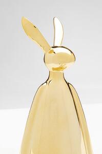Figurina decorativa Sitting Rabbit auriu 35cm