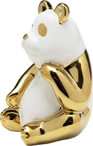Figurina decorativa Panda auriu 19cm