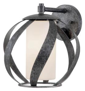 Lampă de perete Quintiesse, Blacksmith, reglabil, Negru, Metal