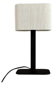 Lampă de masă Dyberg Larsen, Calix, Alb, Camera de zi, Țesătură / Textil, Design