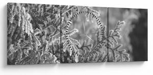 Tablou - Pădure de molid (cu ceas) (90x30 cm)