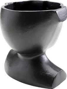 Vaza Rostro negru 17cm