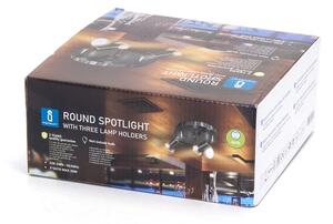Aigostar - Corp de iluminat cu 3 spoturi GU10, 60W, 230V, crom lucios