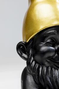 Figurina decorativa Gnome negru 21cm