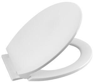 Aqualine Aqualine, scaun de toaletă ESMERALDA, Soft Close, alb, ES8816