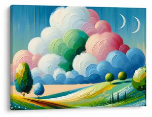 Tablou - Peisaj cu nor (70x50 cm)