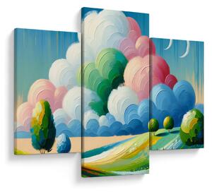 Tablou - Peisaj cu nor (90x60 cm)