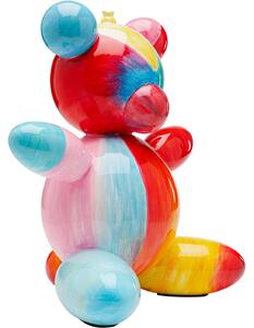 Figurina decorativa Rainbow Bear 36cm