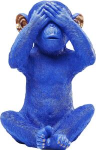 Pusculita Monkey Mizaru Albastru