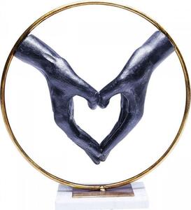 Obiect decorativ Elements Heart Hand