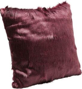 Perna decorativa Ontario Fur Dark Rosu 60x60cm