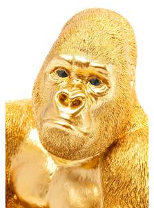 Figurina decorativa Monkey Gorilla Side Medium Auriu
