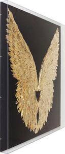 Decoratiune de perete Wings Auriu Negru 120x120cm