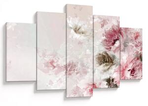 Tablou - Pictura flori roz (150x105 cm)