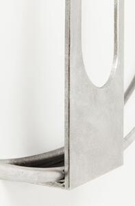 Ceas de perete Clip Argintiu Ø60cm