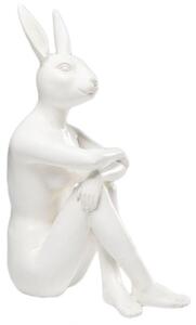 Figurina decorativa Gangster Rabbit Alb