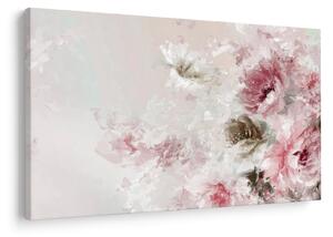 Tablou - Pictura flori roz (90x60 cm)