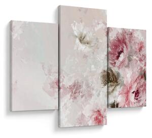 Tablou - Pictura flori roz (90x60 cm)
