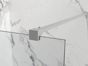 Erga Paris, suport stabilizator pentru paravane de duș cu grosimea sticlei de 8 mm, lungime maximă 150 cm, oțel periat, ERG-V02-PARIS-BAR-BS