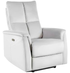 Fotoliu recliner NEPTUN M, gri deschis, stofa catifelata/metal, functi