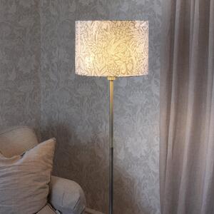 PR Home Lampadar Amy, Eldertree verde/auriu, înălțime 150 cm, E27, Auriu / Alamă, Camera de zi / sufragerie, Țesătură / Textil