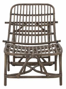 Sezlong Dione, maro, din rattan