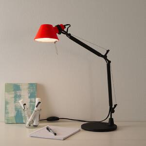 Artemide Tolomeo Micro Bicolor masă negru/coral, Negru, Studiu / Birou, Metal, Design