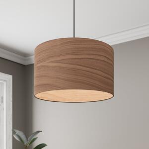 Envostar Veneer lampă suspendată nuc, reglabil, Lemn, Camera de zi / sufragerie, Lemn