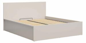 Pat Livevaro 126Dublu, Crem, 160x200, PAL laminat, Somiera patSomiera pat, 17x20x10cm