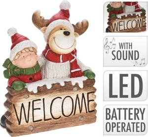 Decorațiune Ren cu LED 41x50 cm