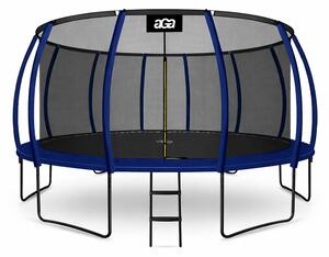 Aga SPORT EXCLUSIVE Trambulină 500 cm Albastru închis + plasă de protecție + scară