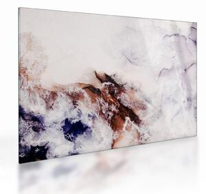 Tablou pe sticlă - Marmură violet N⁰1 (70x50 cm)